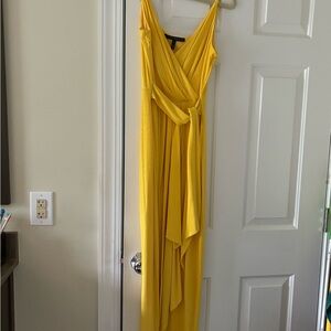 WHBM Grecian yellow dress